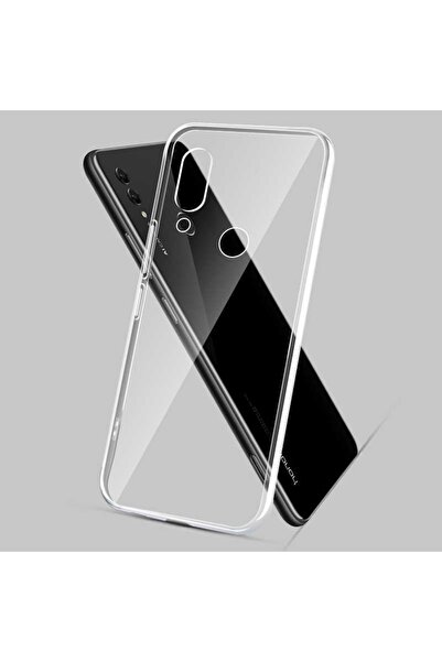 ZM STORE Huawei Honor 8x Kılıf Zore Süper Silikon Ince Şeffaf Kapak