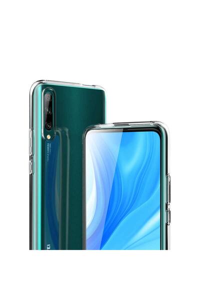 ZM STORE Huawei P Smart Pro 2019 Kılıf Zore Süper Silikon Ince Şeffaf Kapak