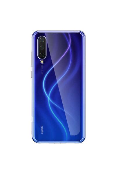 ZM STORE Xiaomi Mi 9 Lite Kılıf Zore Süper Silikon Ince Şeffaf Kapak