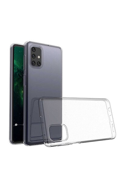 ZM STORE Samsung Galaxy M51 Kılıf Zore Süper Silikon Ince Şeffaf Kapak