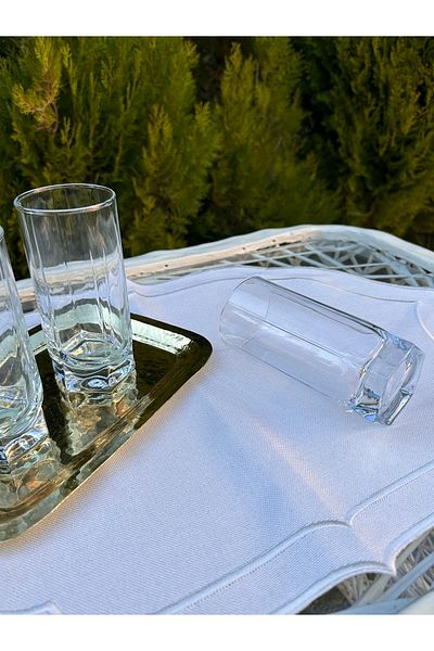 Paşabahçe Six-Piece Tan Cup 42942 Water Cup, Soft Drink Cup 290 Cc