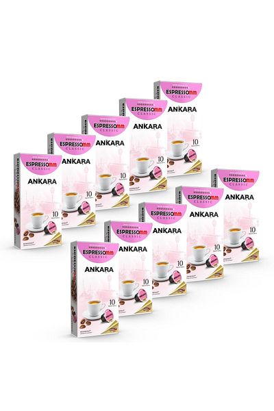ESPRESSOMM Classic Ankara Coffee Capsule - 100 Pieces, Nespresso ® Compatible*