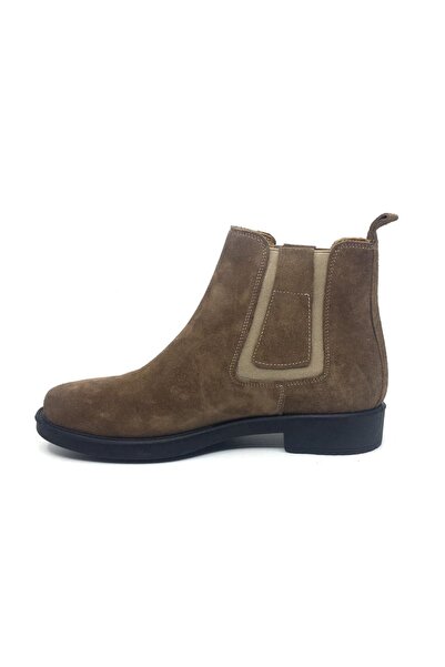 Çetintaş 100% Leather Inside and Outside Men's Daily Comfortable Winter Chelsea Boots 38-39