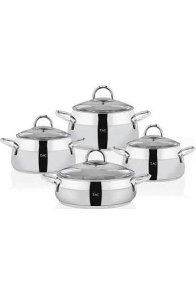Taç Platinum Miranda Steel Dowry Set 8 Pieces
