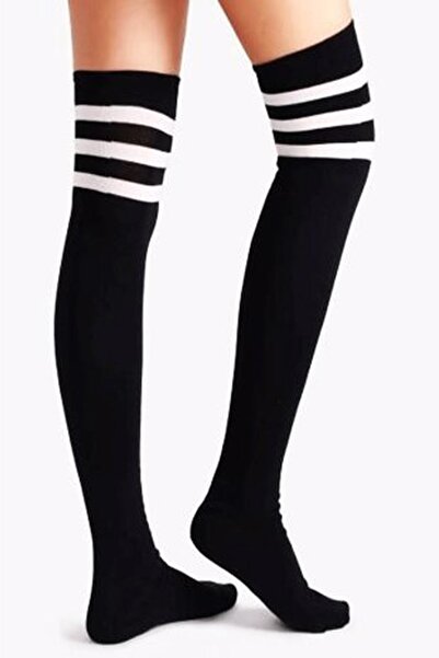 Trenderrs Памучни чорапи над коляното