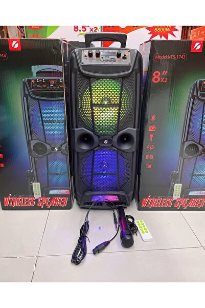 SIGHTZER Mikrofonlu Bluetooth Hoparlör Toplantı Parti Eğlence Led Işıklı Sd K...