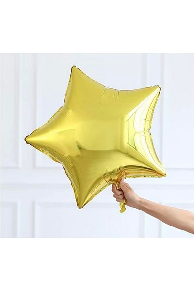 Deniz Party Store Gold Star Foil Balloon 18 Inch 45cm 1 Piece