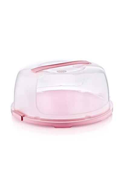 bimbambom Plastik Kek Fanusu Ve Pasta Fanusu Kilitli Kapaklı Kek Fanusu