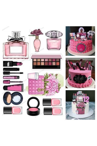 sevvom Yenilebilir Kağıt Makyaj Resimli Pasta Üzeri Yenilebilir Şeker Kağıdı ...