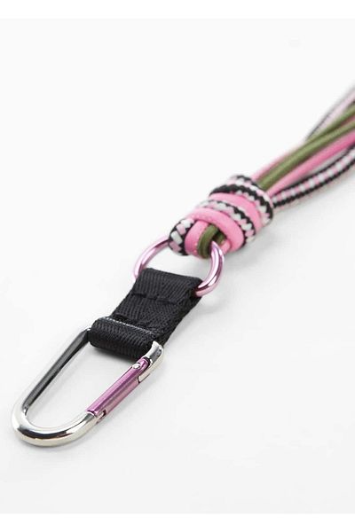 MANGO Woman Knotted Carabiner Keychain