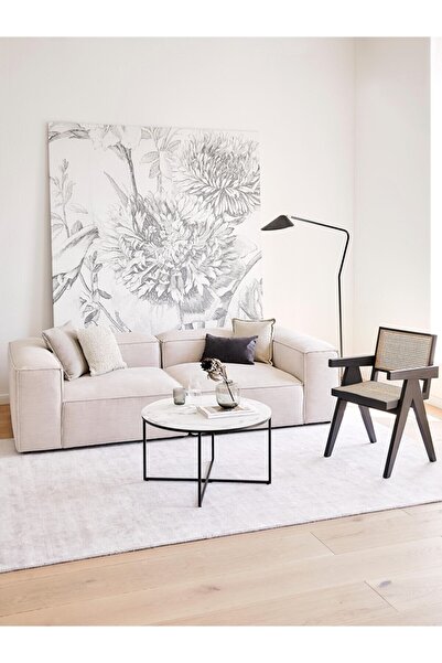 S Home Design Concept Frida 2 Modül Modüler Kanepe Koltuk Köşe, Keten, Kırık ...