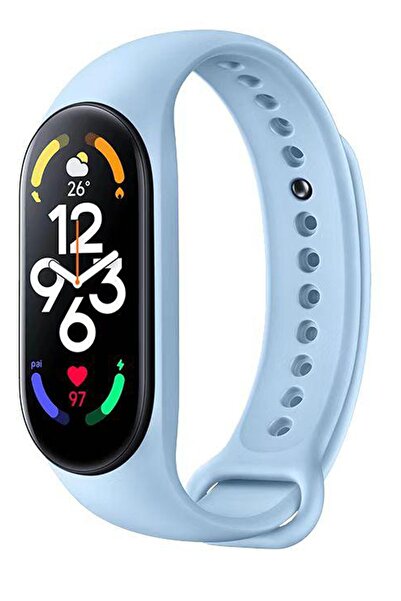 M7 Smart Watch Band Akıllı Bileklik Spor Modlu Full Fonksiyon Mavi Uyumlu