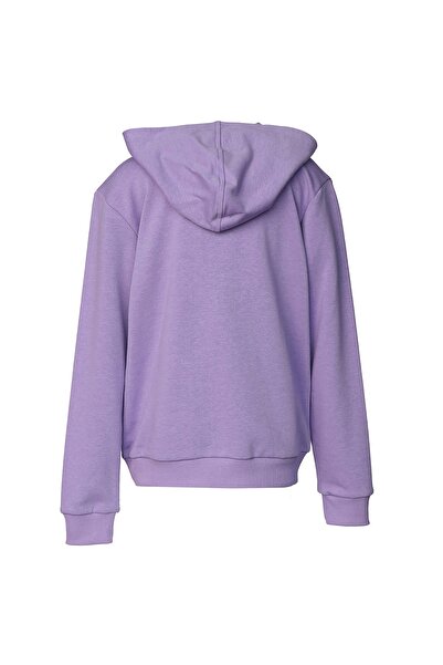 hummel Baskılı Kız Çocuk Mor Sweatshırt 921599-3848 Hmlfelısıas Zıp Hoodıe
