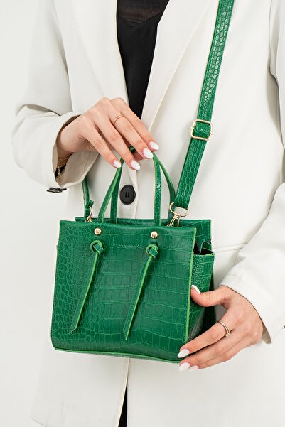 ESTUTE Kadın Düğümlü Omuz Ve El Çantası Mini City