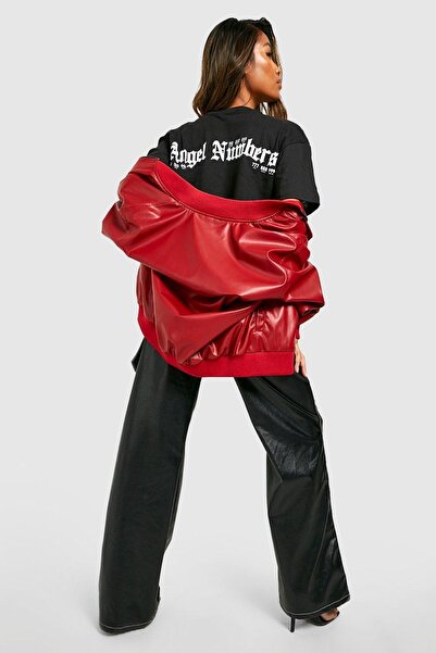 Machetta Anđeoski brojevi Štampano Oversize kroj T-shirt