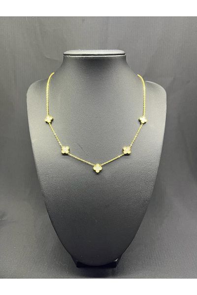 1530 AKSESUAR 316L Steel White Tarnish Necklace