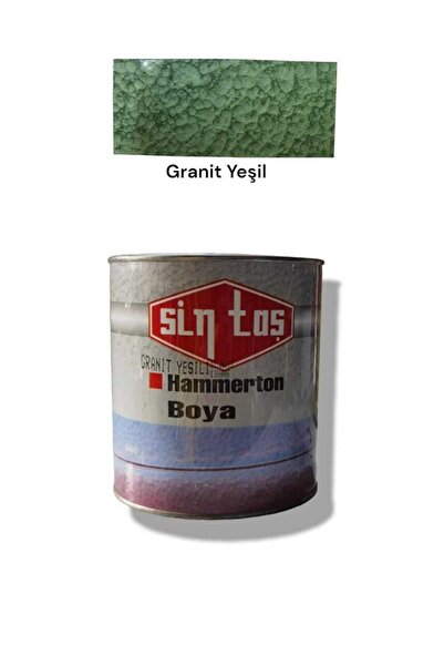Sintaş 1 Kg (0,75LT.) Hammerton Çekiçlenmiş Metal Boyası - Granit Yeşili