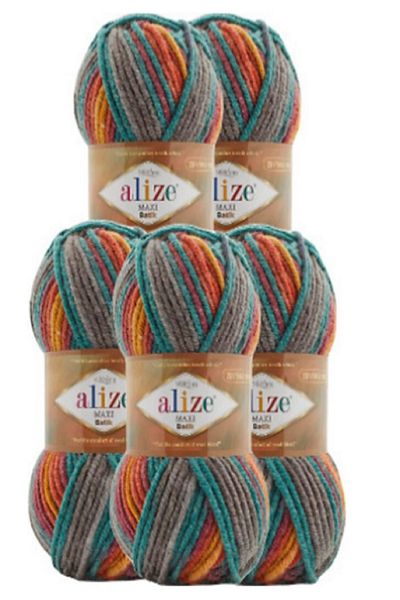 Alize Superlena Maxi Batik - 5 Colors: 7830