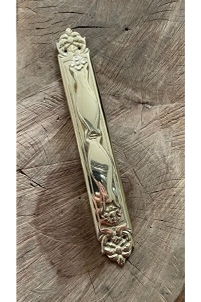 ARZ Dekoratif Pirinç Parlak Sarı Kapı Kulpu Kapı Çekme Kolu 34cm