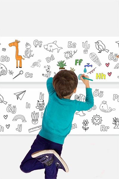 Piksel Grafik Pixroll Alphabet And Animals Tutorial Coloring Sheet