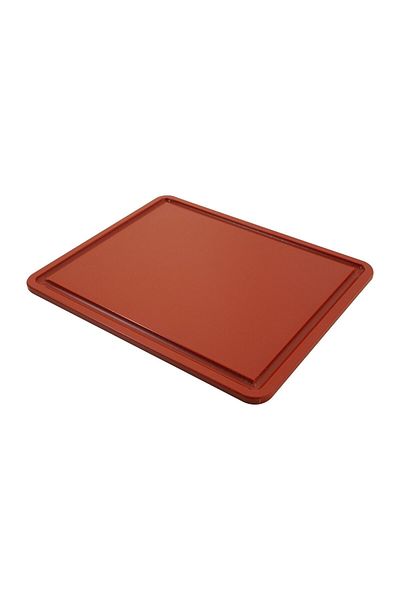 TÜRKAY POLİETİLEN Polyethylene Red Corrugated Bread Cutting Board