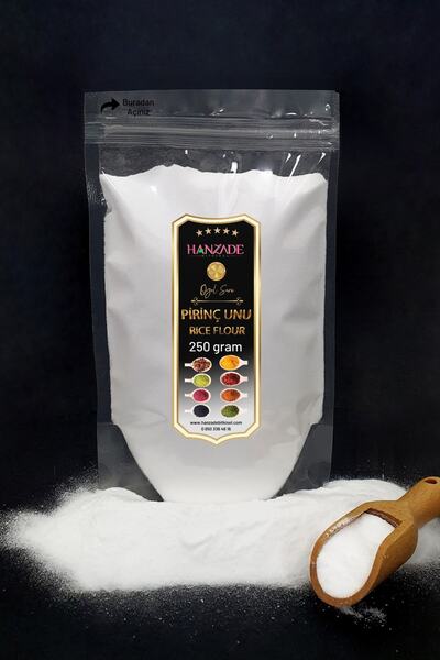 Hanzade Bitkisel Sade Saf Pirinç Unu 250 Gr