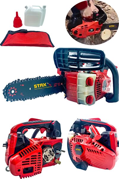 STAXX POWER 25cc Portatif Mini Benzinli Testere 30cm 13000rpm 1000w Benzinli Dal Budama Kesme Bıçkı Testeresi