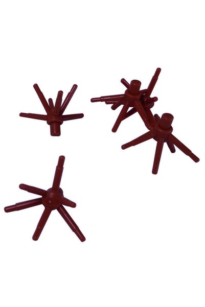 LEGO Original Accessory Custom Mini Figure Plant Leaves Burgundy Leaf Plant G...