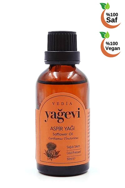 Yağevi 50 ml Cold Pressed Safflower Oil - 100% Pure