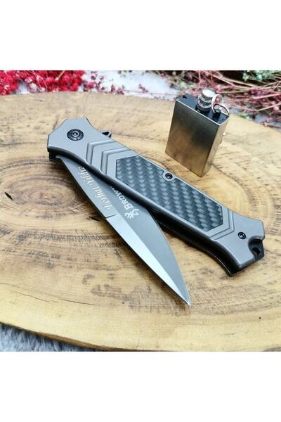 ARİTİCARET Arı Hediyelik 22 Cm Komple Çelik Otomatik Browning Bıçak Yanında Z...