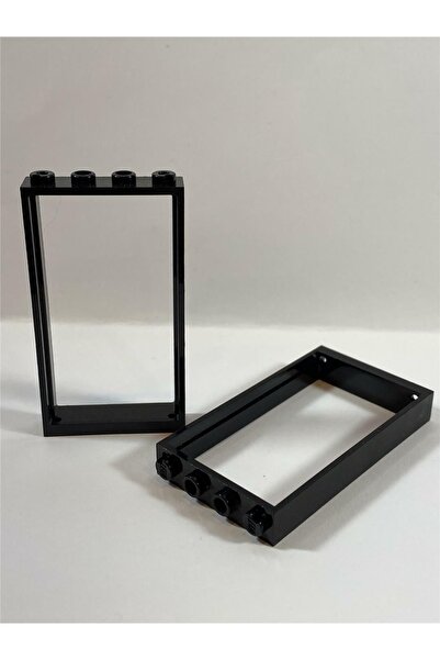 LEGO Orjinal Aksesuar Custom Moc Door City Bina 1 X 4 X 6 Siyah Kapı 2 Adet G...