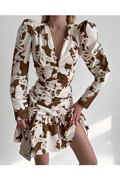 Women's Deep V-Neck Dress