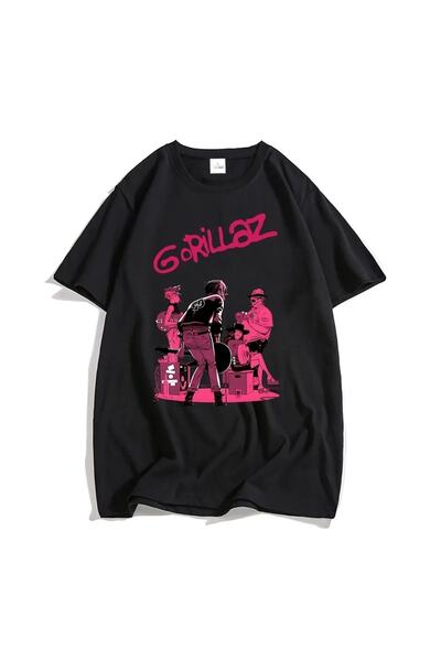 GALASHOP Gorillaz T Shirt Ingiltere Rock Grubu Gorillazs Tshirt