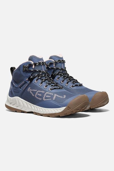 Keen Nxis Evo Mid Wp W-vintage Indigo/harbor - Ghete de damă impermeabile - Albastru