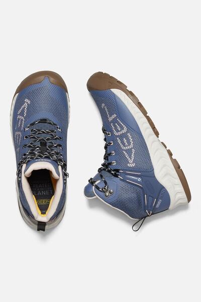 Keen Nxis Evo Mid Wp W-vintage Indigo/harbor - Su Geçirmez Kadın Botu - Mavi