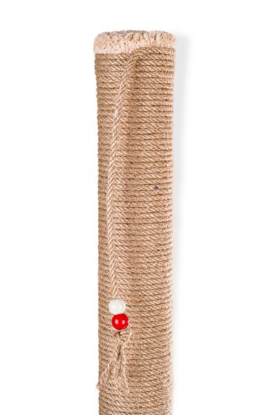 PUGALO 82cm Luxury Scratching Board with Catnip Jute Scratching Cream Cushion Surface
