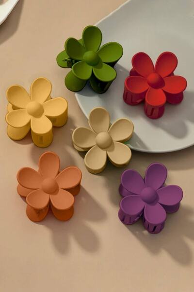 MioArt Жіночі 6-шматкові барвисті шпильки для волосся Daisy Daisy Daisy Daisy Daisy Daisy Набір з 6 шт. барвистих затискачів 6 см.