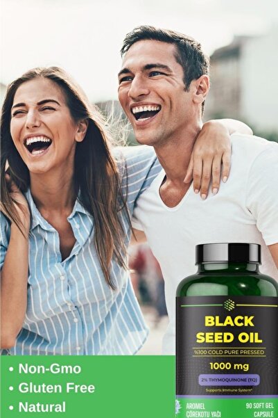 Aromel Çörek Otu Yağı Soft Jel | 90 Kapsül | Soğuk Sıkım | Black Seed Oil Highest Thymoquinone