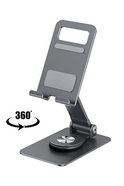 Sore 360 Derece Dönebilen Lüks Katlanabilir Metal Tablet Ve Telefon Tutucu St...