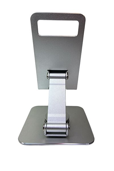 Sore 360 Derece Dönebilen Lüks Katlanabilir Metal Tablet Ve Telefon Tutucu Stant Masaüstü Şarj Stand