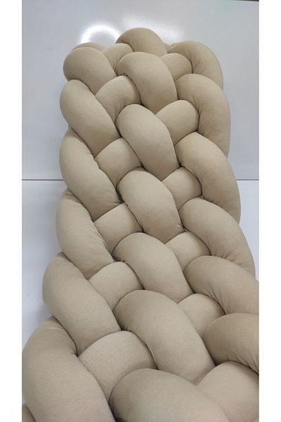 meleginisiklitoplari Knitted Protection 420 Cm 6-Piece Knitted / 80x130 Mother's Side Park Crib - Mattress Protector