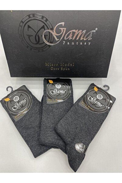 Gama Çorap 3 броя микромодал, размер 38-40, размер сервитьор, 100% естествени, без найлон, дебели зимни мъжки чорапи