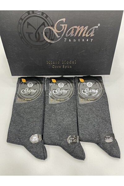 Gama Çorap 3 броя микромодал, размер 38-40, размер сервитьор, 100% естествени, без найлон, дебели зимни мъжки чорапи