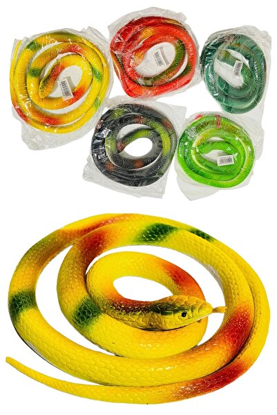 tmtoysandmore Yılan Et Malzeme Şaka Oyuncağı 1 Metre Uzunluk