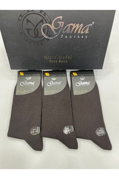 Gama Çorap 3 τεμάχια Micro Modal 38-40 Size Waiter Size 100% Natural Nylon Χοντρές χειμερινές ανδρικές κάλτσες