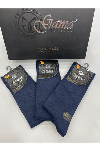 Gama Çorap 3 τεμάχια Micro Modal 38-40 Size Waiter Size 100% Natural Nylon Χοντρές χειμερινές ανδρικές κάλτσες
