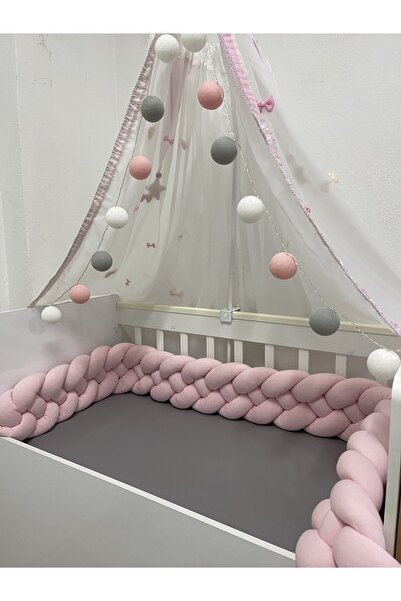 Lucky Kids 320 Cm 4'lü Örgü Koruma / Beşik - Yatak Koruyucu
