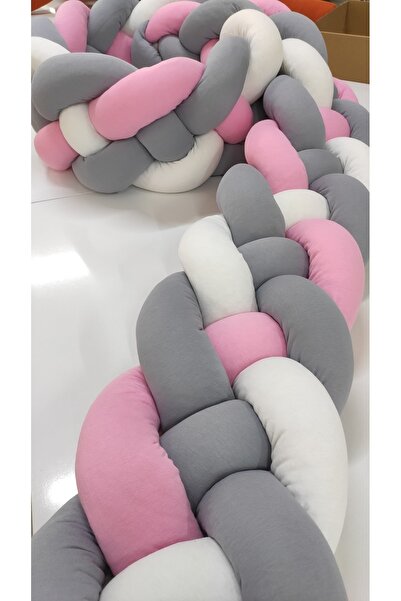 Lucky Kids حماية محبوكة مقاس 300 سم مكونة من 4 قطع / سرير أطفال - واقي مرتبة