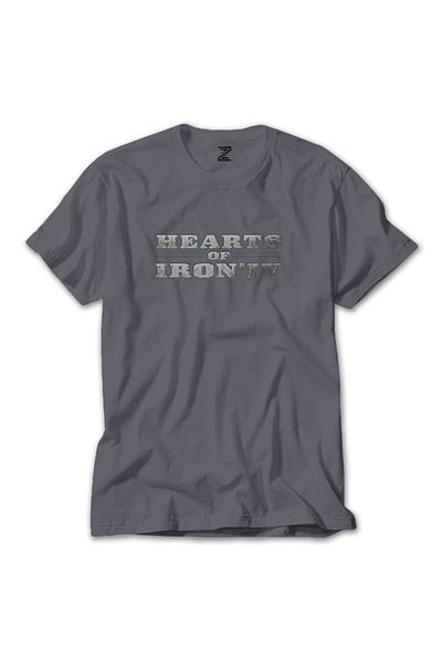 Z zepplin Tricou gri Hearts Of Iron Iv Silver Logo