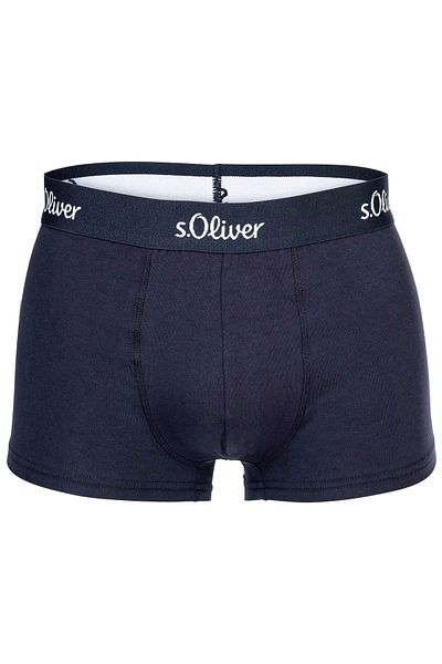 s.Oliver Herren Boxershorts 3er-Pack – Hipster Baumwoll-Stretch